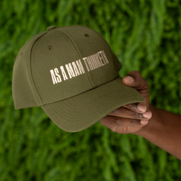 T.D.Jakes – As A Man Thinketh Hat – Olive Green