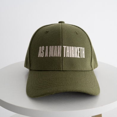 T.D.Jakes – As A Man Thinketh Hat – Olive Green