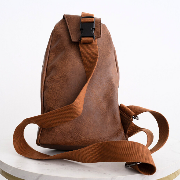 The Potter's House – Leather Sling Bag – Brown