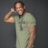 T.D. Jakes – Man of God Cross T-Shirt – Olive Green – Left Chest Cross