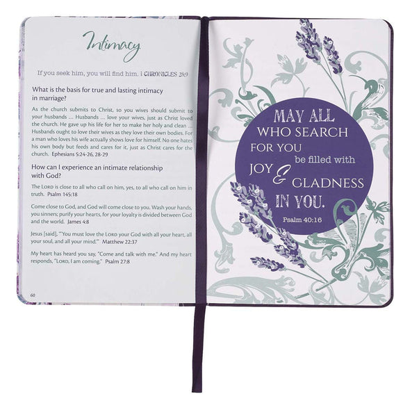 T.D. Jakes – Wisdom from the Word for Women Purple Faux Leather Gift Book