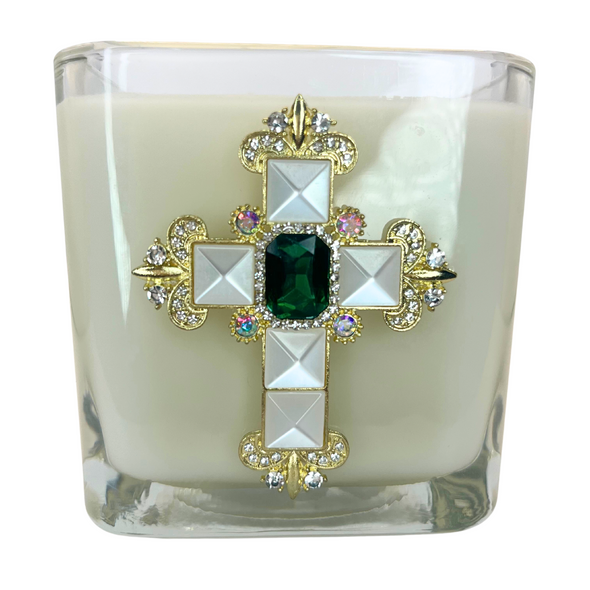 Hyssop Pearl Cross Candle – The Potter's House