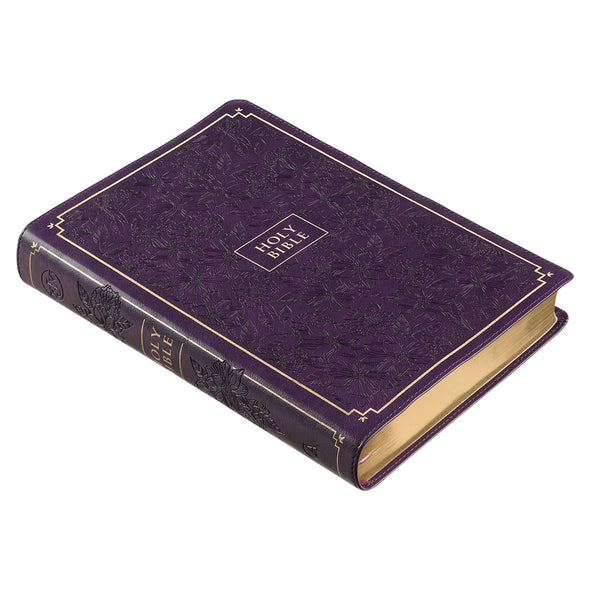 T.D. Jakes - Purple Faux Leather Women's Bible KJV