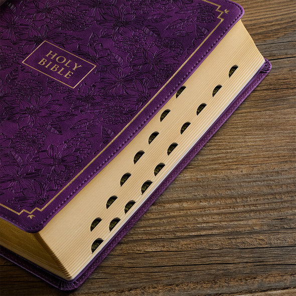 T.D. Jakes - Purple Faux Leather Women's Bible KJV