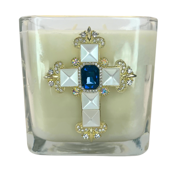 King's Garment Cross Candle– The Potter's House