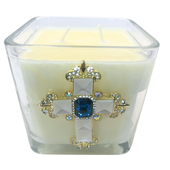 King's Garment Cross Candle– The Potter's House