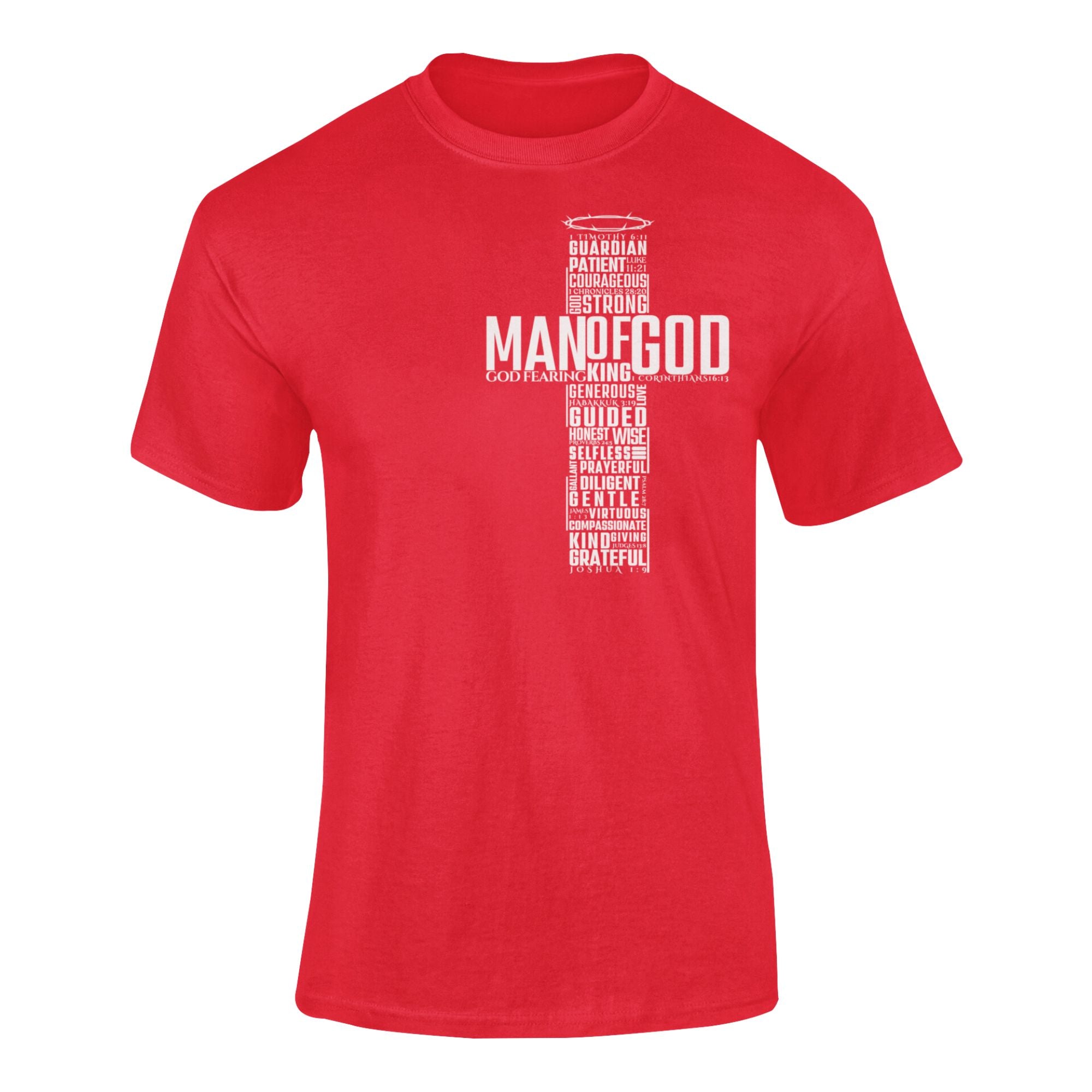 T.D. Jakes – Man of God Cross T-Shirt – Red
