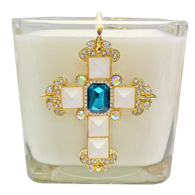 Balm of Gilead Cross Candle