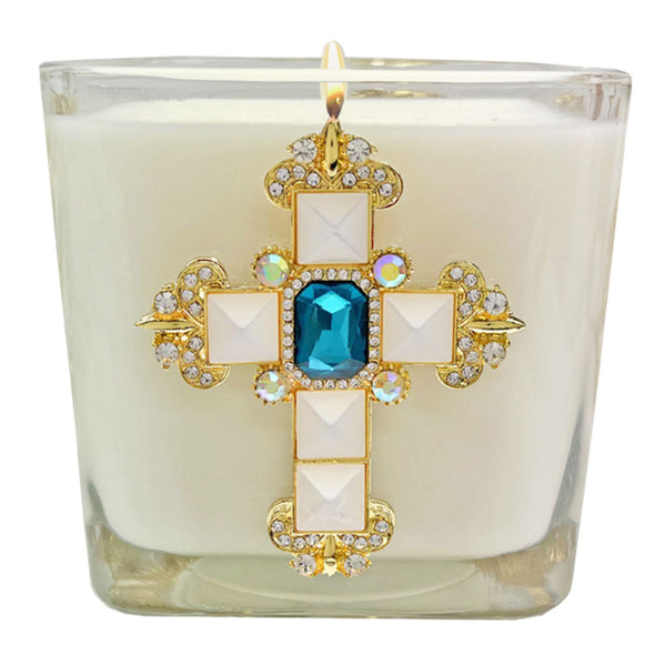 Balm of Gilead Cross Candle