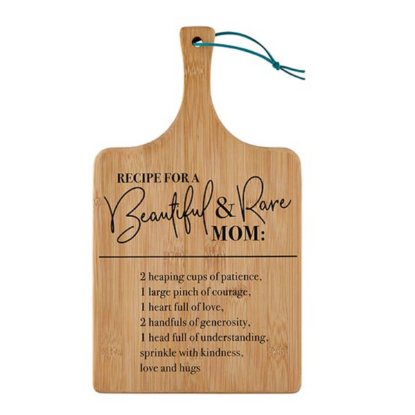 Mom The Heart Of The Family Two Tone Cutting Board – Board