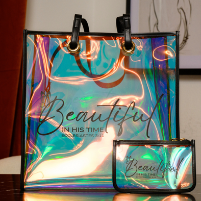 The Potter’s House – Beautiful Iridescent Tote Bag Black