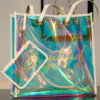 Iridescent bag best sale