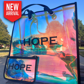 The Potter’s House– Hope Iridescent Tote Bag Black Accessories