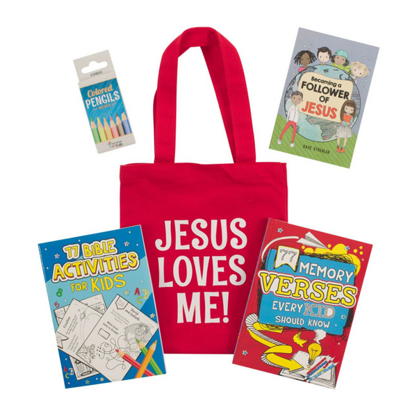 The Potter’s House– Jesus Loves Me Kids Coloring Set (Red) Accessories