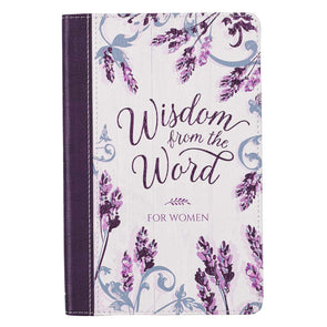 T.D. Jakes – Wisdom from the Word for Women Purple Faux Leather Gift Book