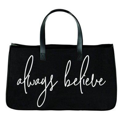 Always Believe Large Canvas Tote - The Potter's House