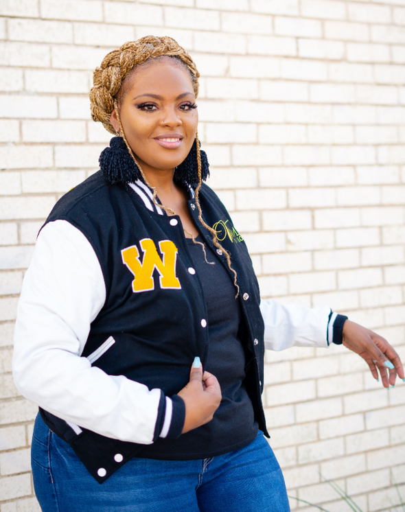 T.D. Jakes - WTAL Letterman Jacket - Wool with Leather Sleeves
